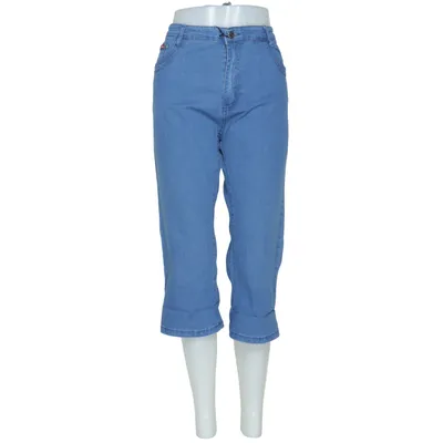 Trekvartsbyxor (Blå) från H & D Bomull, Polyester