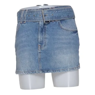 Denim skirt (Blue) from Pull & Bear Cotton