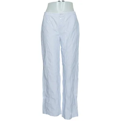 Pyjama broek (Blauw, Wit) van Massimo Dutti Katoen