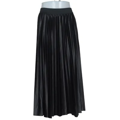 Långkjol (Svart) från VILA Elastan, Återvunnen polyester