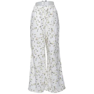 Palazzo broek (Wit, Geel, Meerkleurig) van Glamaker Elastaan, Polyester