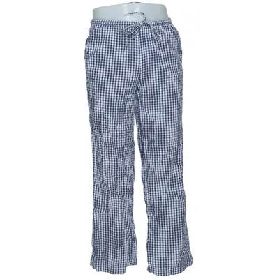Pantalon de pyjama (Bleu, Blanc) de Gina Tricot Coton biologique