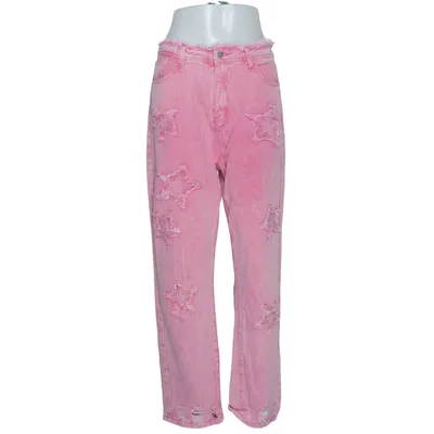Jeans (Rosa) från Shein Bomull, Polyester