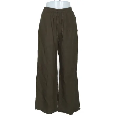 Bukser (Grøn) fra H&M Premium Quality Viscose, Linned, Polyester