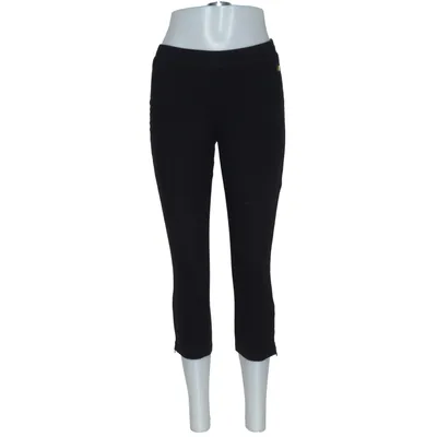 Three-quarter pants (Black) from Reina Cotton, Elastane