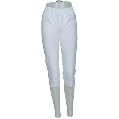 Three-quarter pants (White) from Comfort Fashion Quality Cotton, Elastane