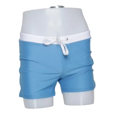 Badshorts (Blå, Vit)