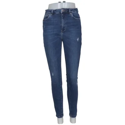 Spijkerbroek (Mila) van ONLY Blue Denim Katoen, Elastaan