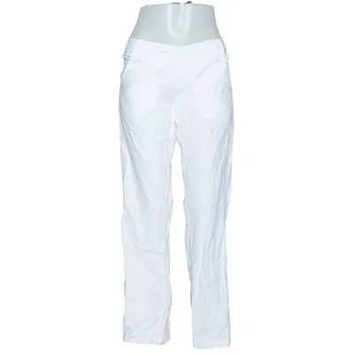 Pantalon patte d'éléphant (Blanc) de Chillytime Coton, Lin
