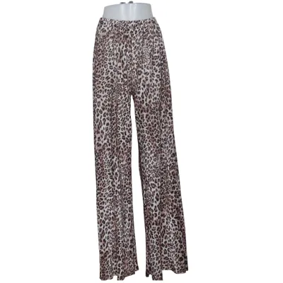 Pantalon patte d'éléphant (Beige, Marron, Noir) de Loavies Polyester