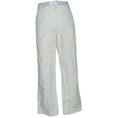 Pants (White) from Zara Cotton