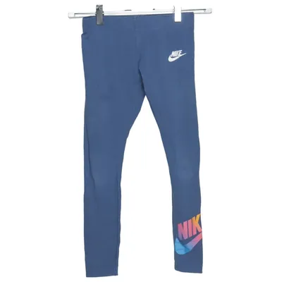 Träningstights (Blå, Flerfärgad) från Nike Bomull, Elastan