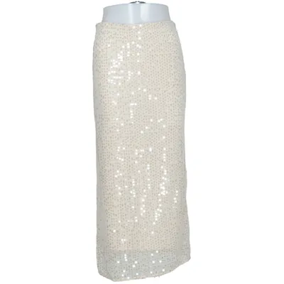 Långkjol (Beige) från KappAhl Elastan, Polyester