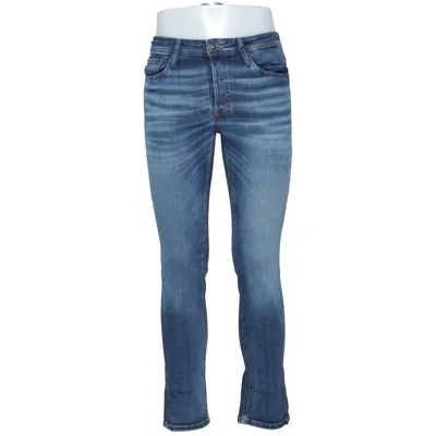 Spijkerbroek (Blauw) van Jack & Jones Jeans Intelligence Katoen, Elastaan, Leer, Polyester