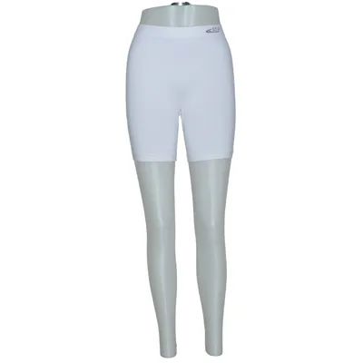 Short de compression (Blanc) de STV Coton, Élasthane, Polyamide