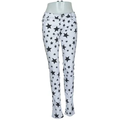 Jeans (Hvid, Sort) fra Tripp NYC Bomuld, Elastan