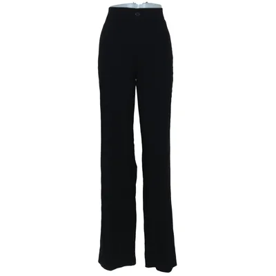 Stoffhose (Schwarz) von Stradivarius Elasthan, Polyester, Viskose