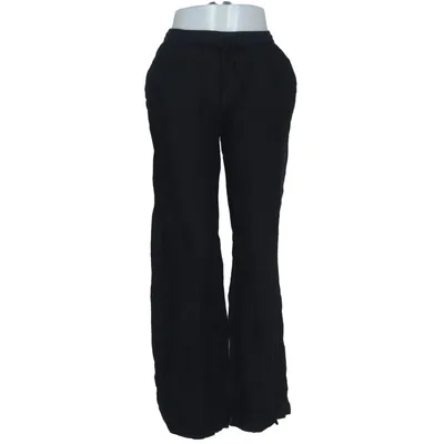 Palazzobyxor (Grå) från Nelly Bomull, Linne, Viskos