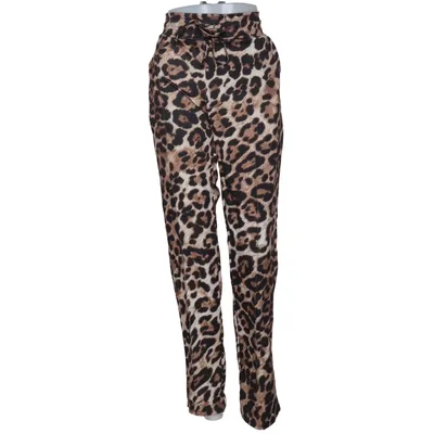 Pantalon (Marron, Noir) de New Collection Élasthane, Polyester