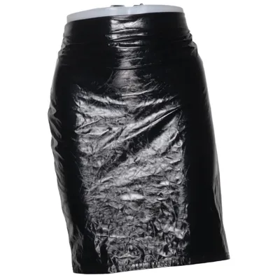 Laknederdel (Sort) fra NLY One Elastan, Polyester, Polyurethan