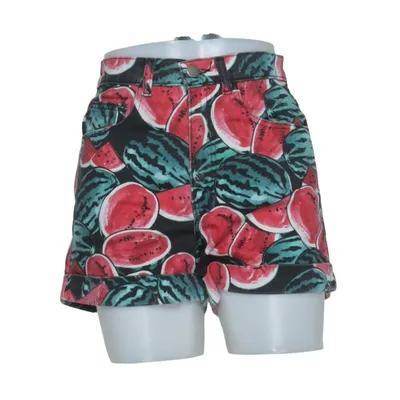 Jeansshorts (Sort, Rød, Grøn) fra American Apparel Jeans Bomuld, Elastan