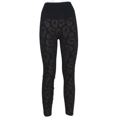 Sportleggings (Zwart, Bruin) van Casall Elastaan, Metallvezel, Polyamide, Gerecycled polyester