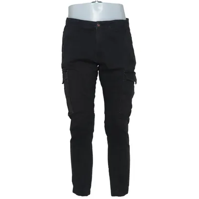 Pantalon cargo (Noir) de Jack & Jones Jeans Intelligence Élasthane, Coton biologique