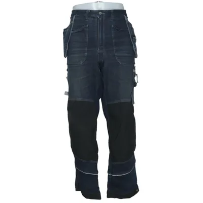 Arbetsbyxor (Blå, Svart) från Fristads Kansas Bomull, Polyamid