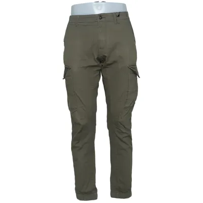 Cargobukser (Grøn) fra Jack & Jones Jeans Intelligence Elastan, Genanvendt bomuld