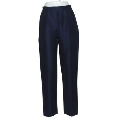 Suit pants (Blue) from MaxMara Linen, Silk