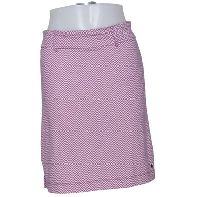 Nederdel (Pink, Hvid) fra Abacus Elastan, Polyester