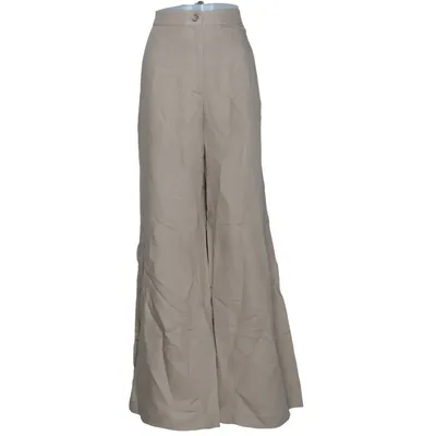 Pantalon patte d'éléphant (Beige) de KappAhl Lin, Viscose