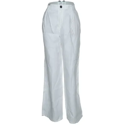 Bukser (Hvid) fra Massimo Dutti Linned