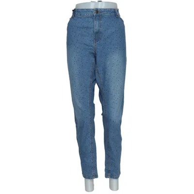 Spijkerbroek (Blauw) van Janina Katoen, Elastaan, Polyester