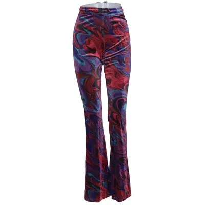 Palazzo broek (Roze, Blauw, Meerkleurig) van Bershka Elastaan, Polyester