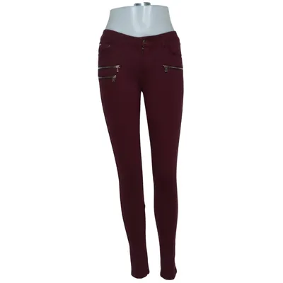 Treggings (Red) from Miss Anna Cotton, Elastane, Polyester