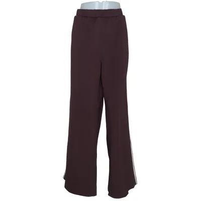 Pantalon (Marron, Blanc) de Lindex Élasthane, Polyester