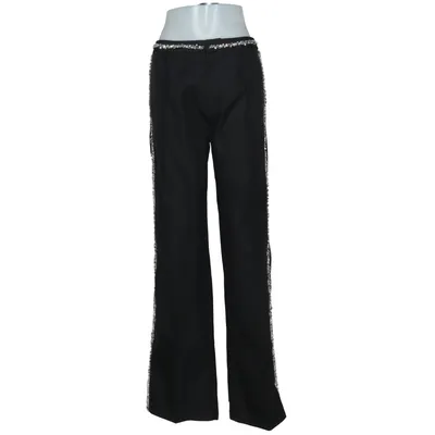 Palazzo pants (Black) from Maniére de Voir Elastane, Polyester
