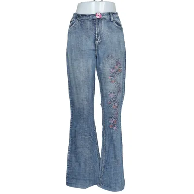 Jeans (Blå) fra Ping Bomuld, Elastan