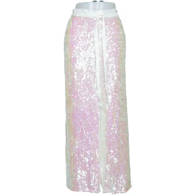 Palazzo broek (Wit) van Temperley Viscose