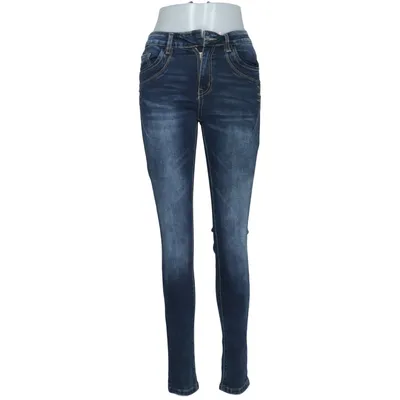 Jeans (Blue) from Chlea London Cotton, Elastane, Polyester, Viscose