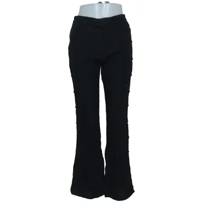 Pants (Black) from HundHund Cotton, Linen