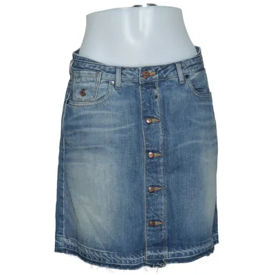 Spijkerrok (Blauw) van Maison Scotch Katoen