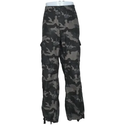 Cargo broek (Groen, Grijs, Zwart) van Black Premium by EMP Katoen, Leer, Polyester