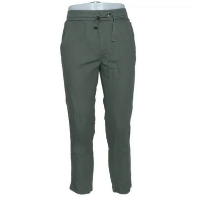 Pantalon (Vert) de Zara Coton, Lin