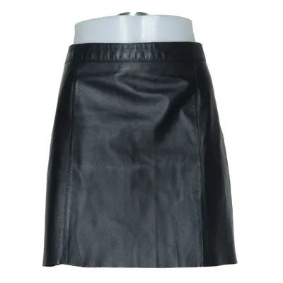 Jupe en cuir (Noir) de Warehouse Cuir, Polyester