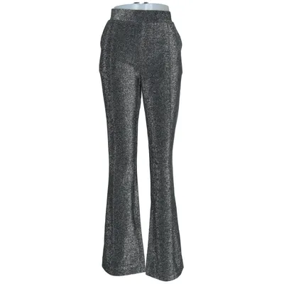 Palazzobyxor (Grå) från B.Young Elastan, Metallfiber, Polyester