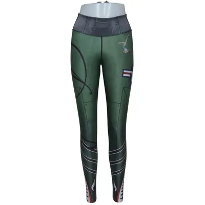 Sports tights (Green, Multicolored) from Anarchy Apparel