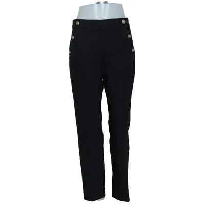 Chinos (Zwart) van Bondelid Katoen, Elastaan, Polyester