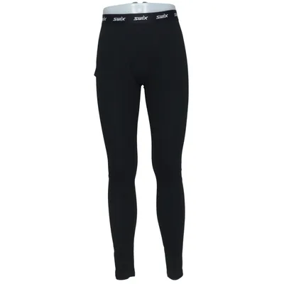 Base layer pants (Black) from Swix Recycled polyester